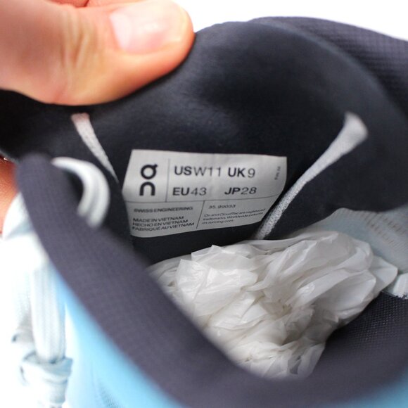 On Running Cloudflow Third Generation Dust Seedling Blue Low Top Sneakers 11 - Picture 5 of 7